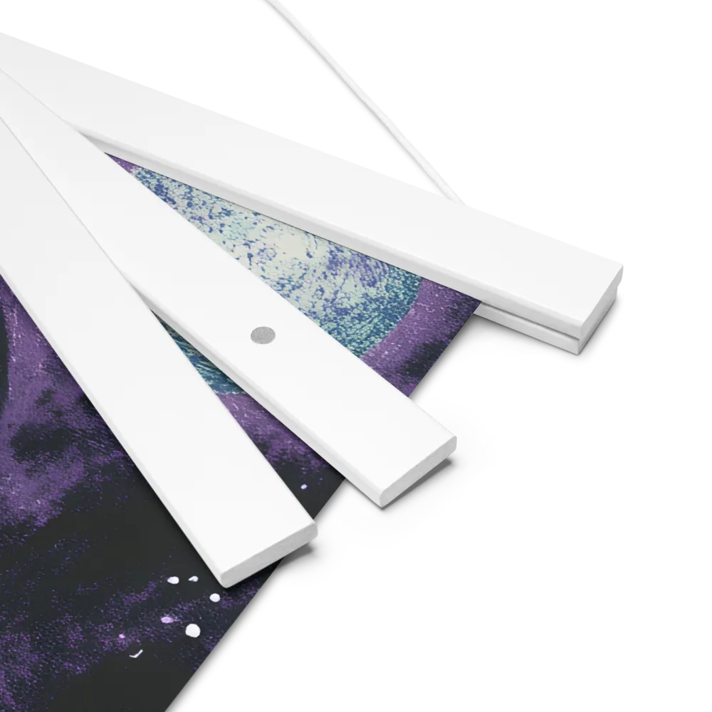 Beyond the Stars | Poster With White Wood Hanger | 14″×14″