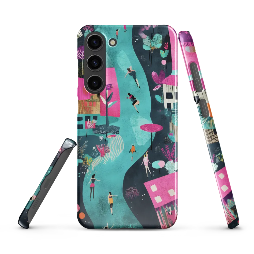 Whimsical Journey Through a Vibrant Landscape | Phone Case |  S23 Plus | Snap Case | Glossy