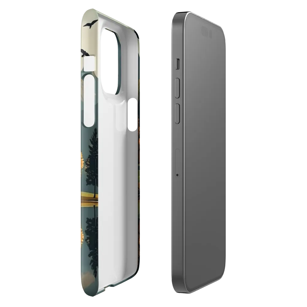 Reflections of Autumn | Phone Case |  14 Pro Max | Snap Case | Glossy