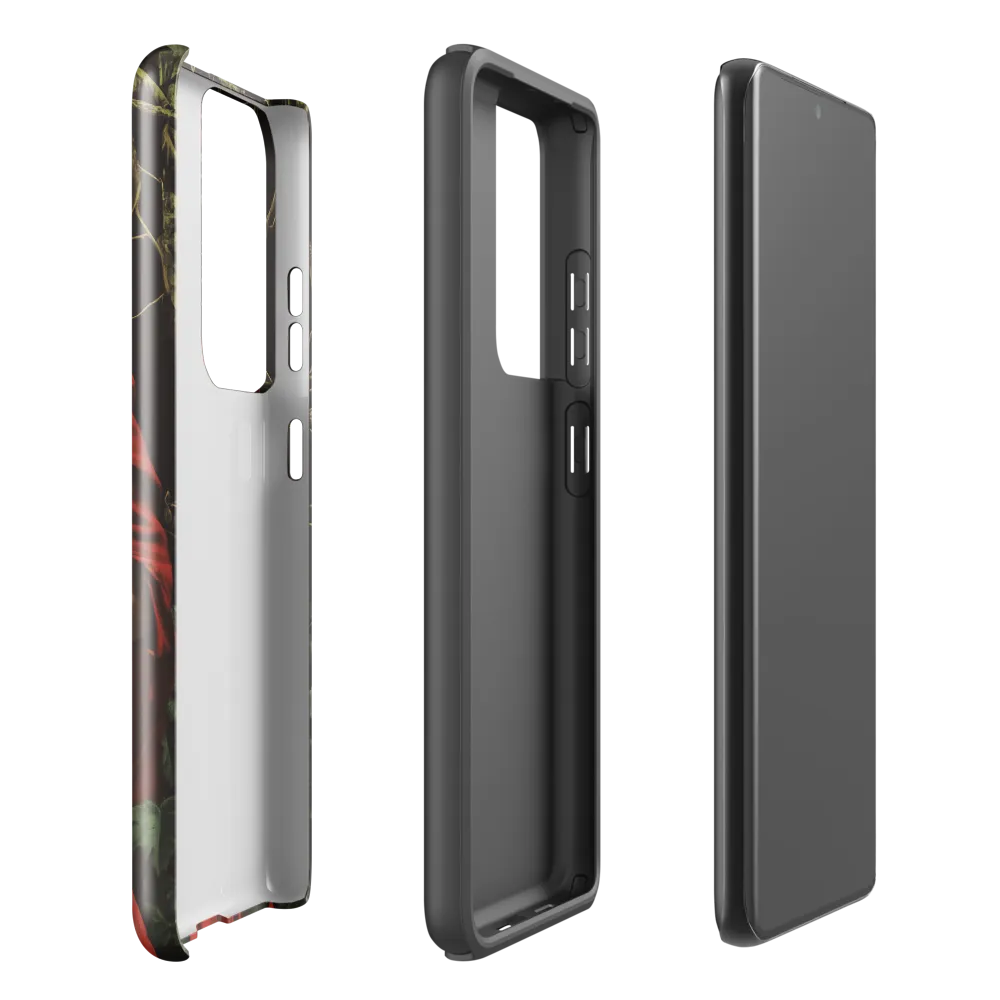 The Enigmatic Cloaked Traveler | Phone Case |  S21 Ultra | Tough Case | Glossy