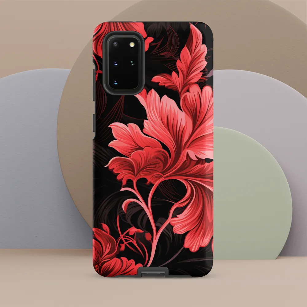 Tropical Elegance in Red