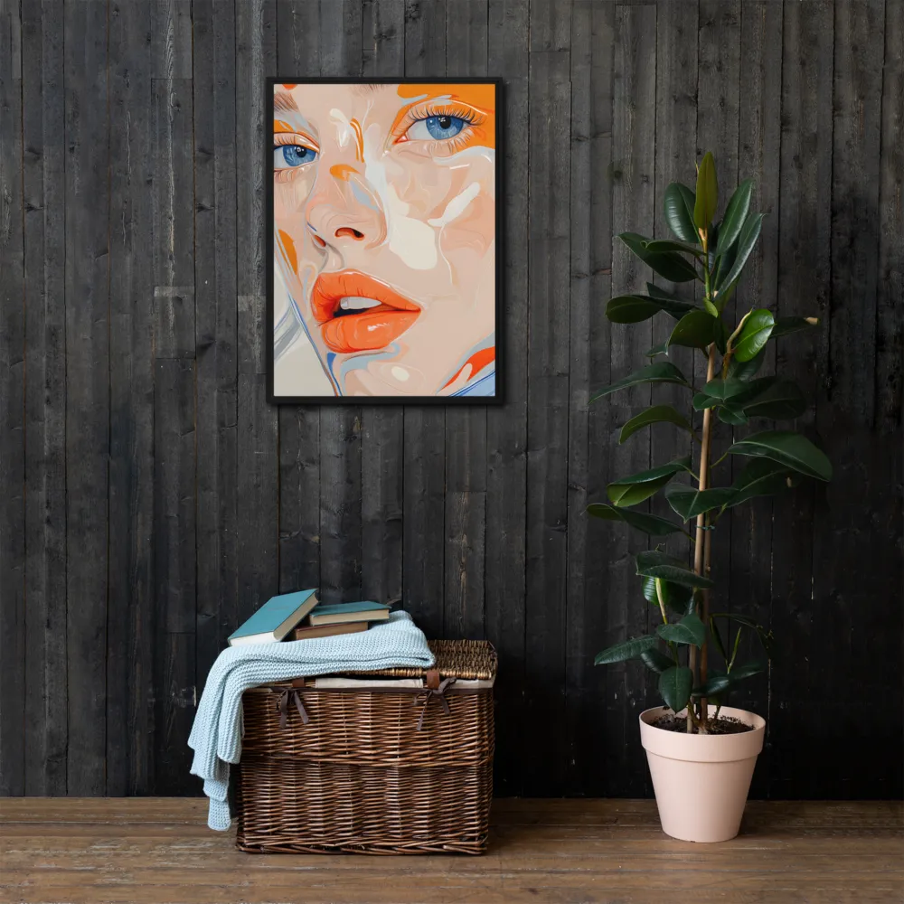 Ethereal Expressions | Canvas with Black Frame | 20″×28″