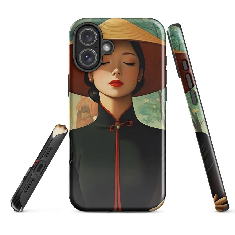 Elegance in Tranquility | Phone Case |  16 Plus | Tough Case | Glossy