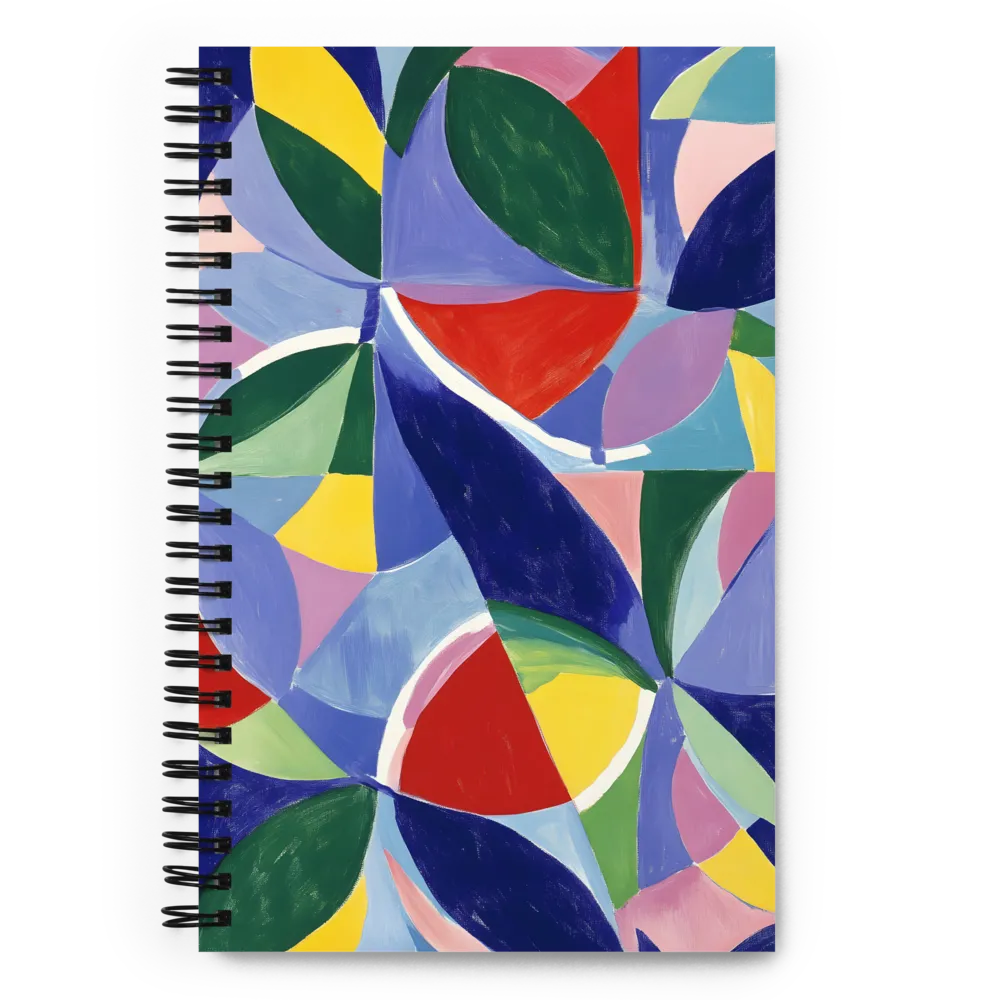 Rhythms of Color and Form | Spiral Notebook