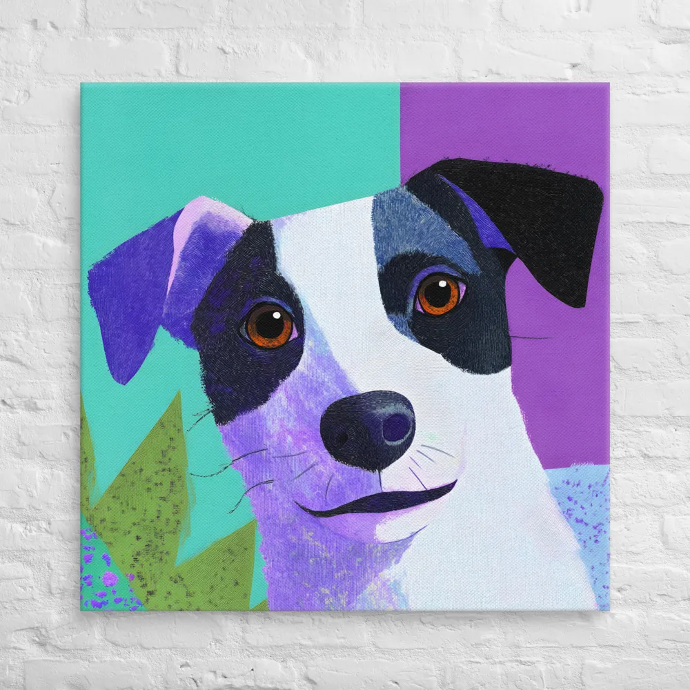 Joyful Canine | Canvas | 36″×36″