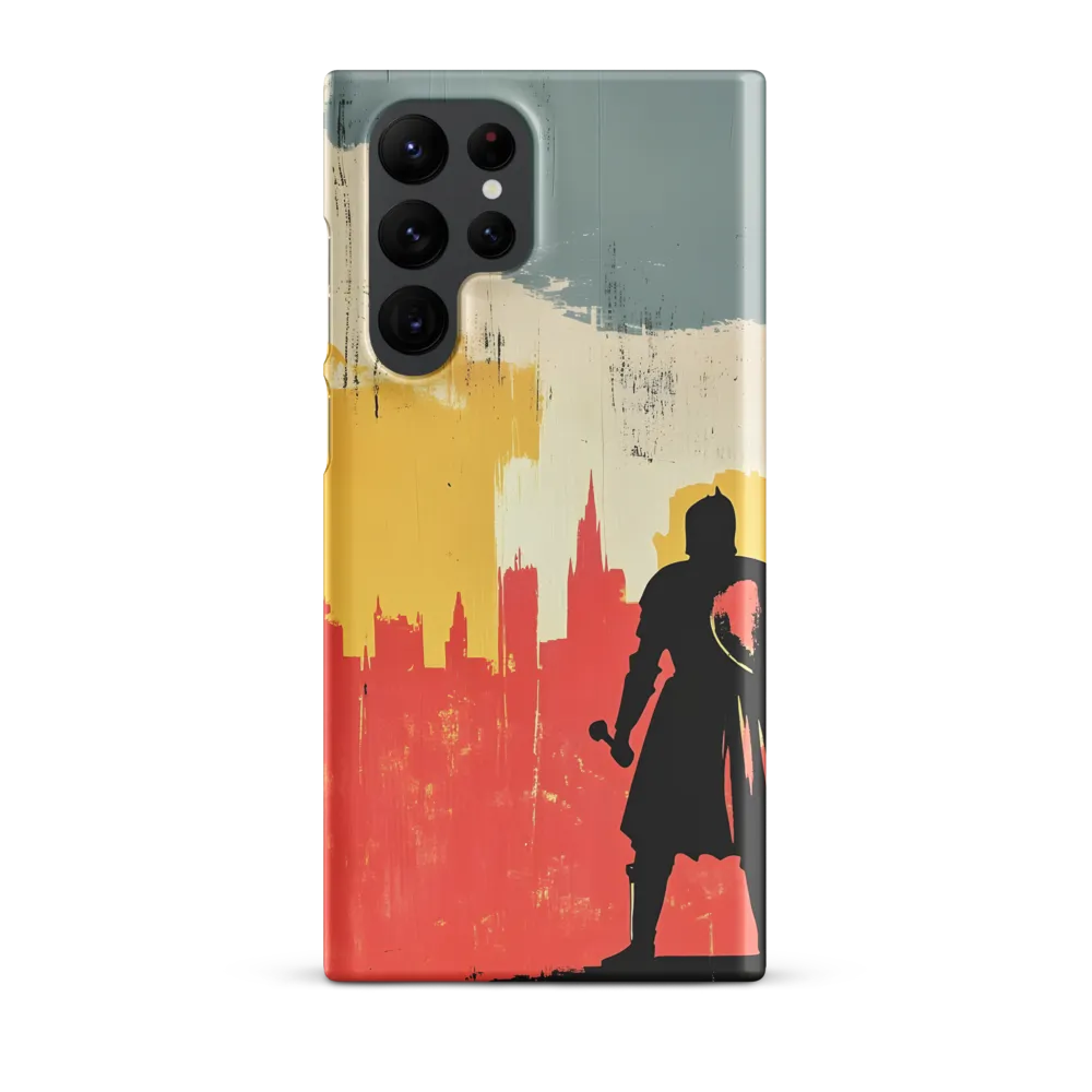 Hero in the Urban Dawn | Phone Case |  S22 Ultra | Snap Case | Matte