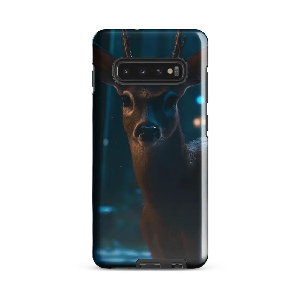 Whispers of the Forest: A Serene Encounter | Phone Case |  S10 Plus | Tough Case | Glossy