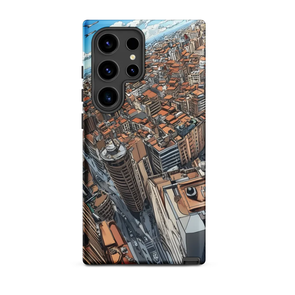 Aerial Symphony of Urban Life