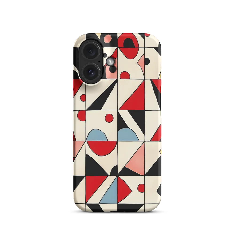 Dynamic Geometric Harmony | Phone Case |  16 | Snap Case | Matte