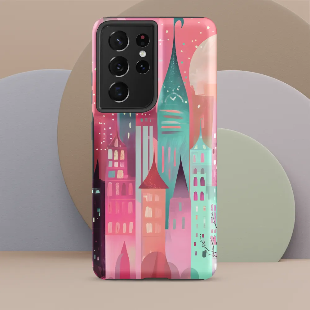 Whimsical City at Dusk