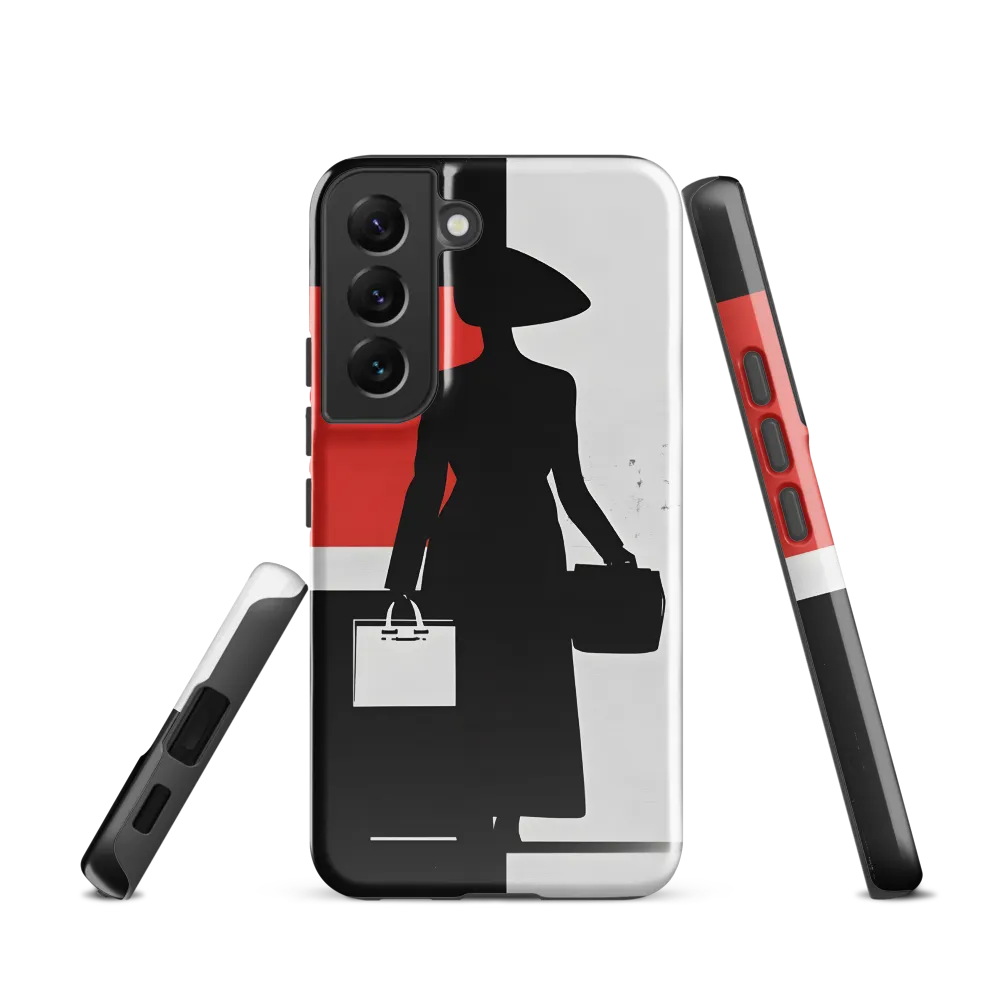 Silhouette of Elegance | Phone Case |  S22 | Tough Case | Glossy
