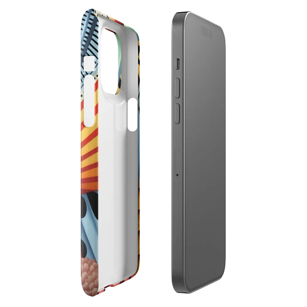 Symphony of Shapes | Phone Case |  14 Pro Max | Snap Case | Glossy