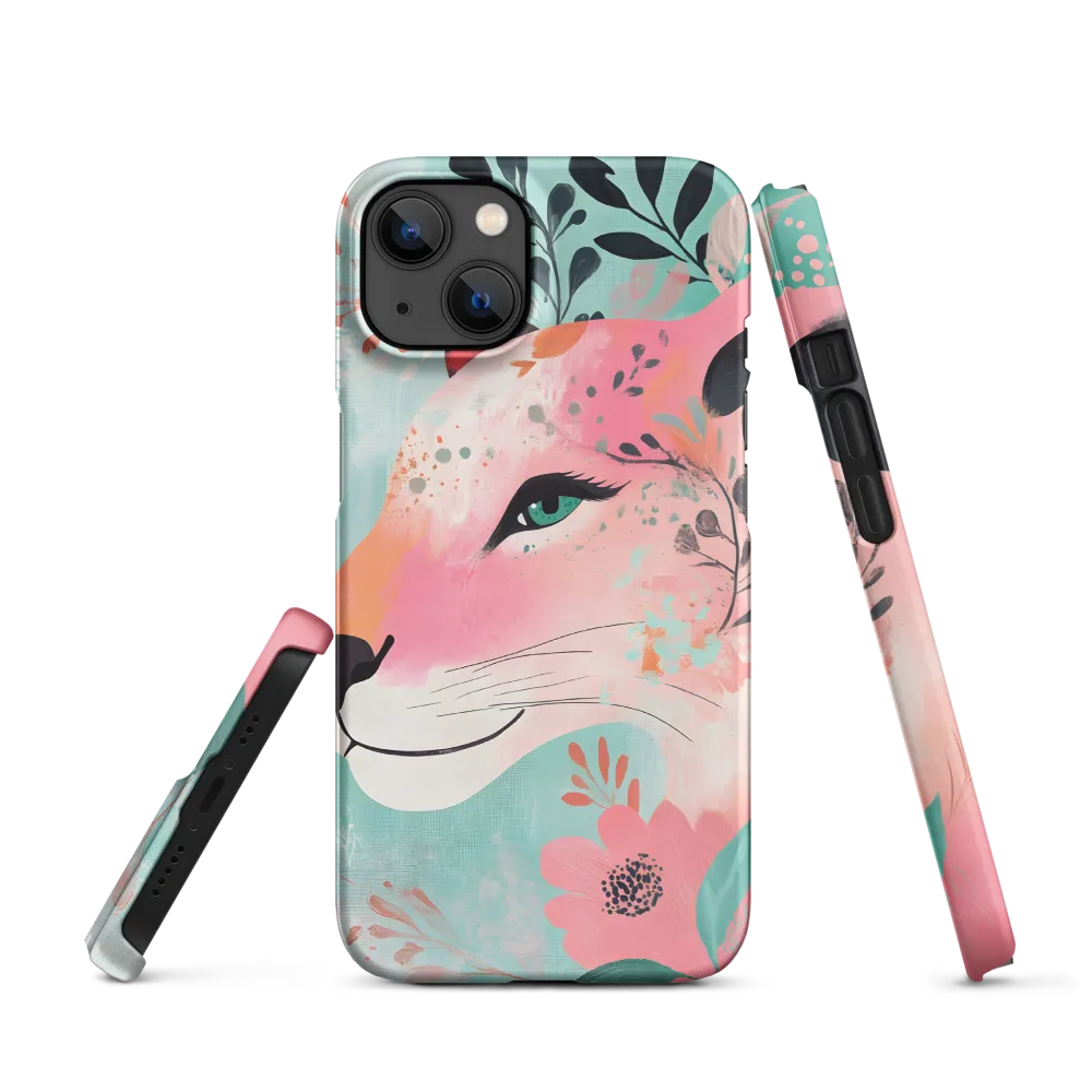 Whimsical Majesty: A Floral Lion