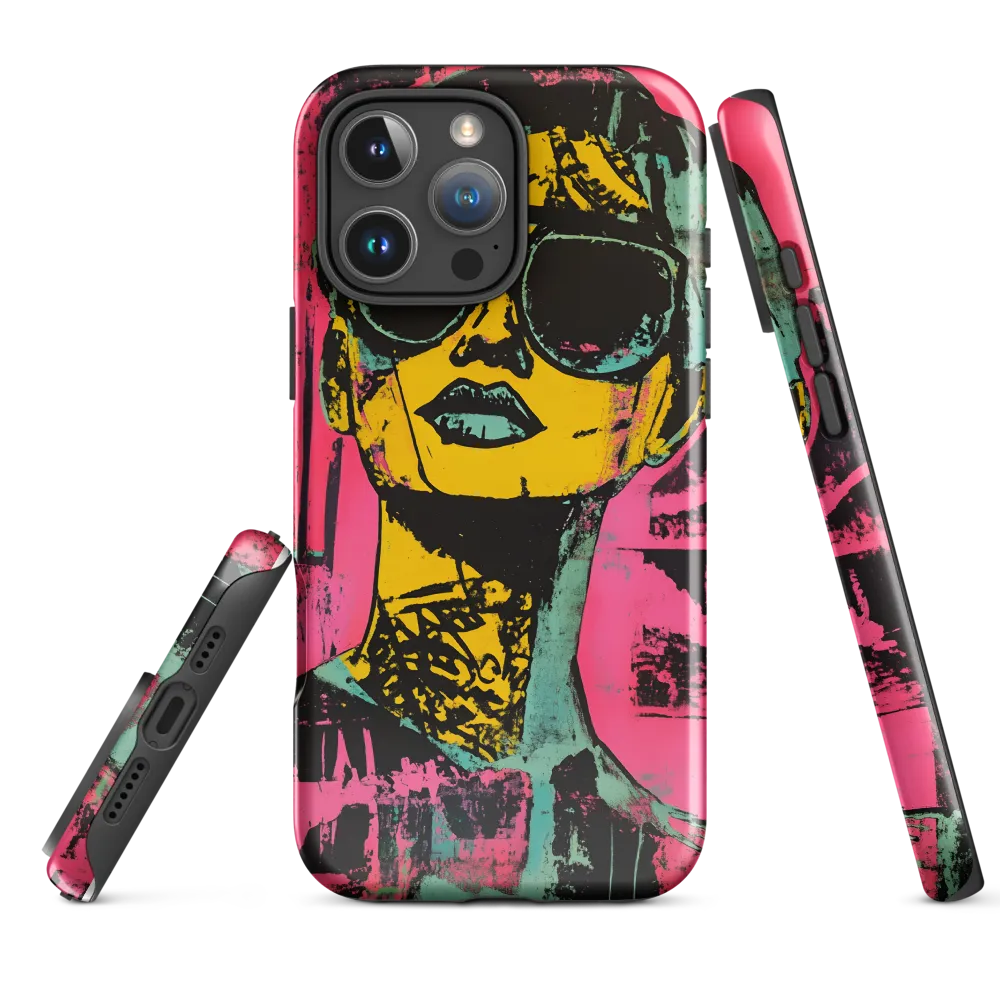 Confident Portrait in Neon Colors