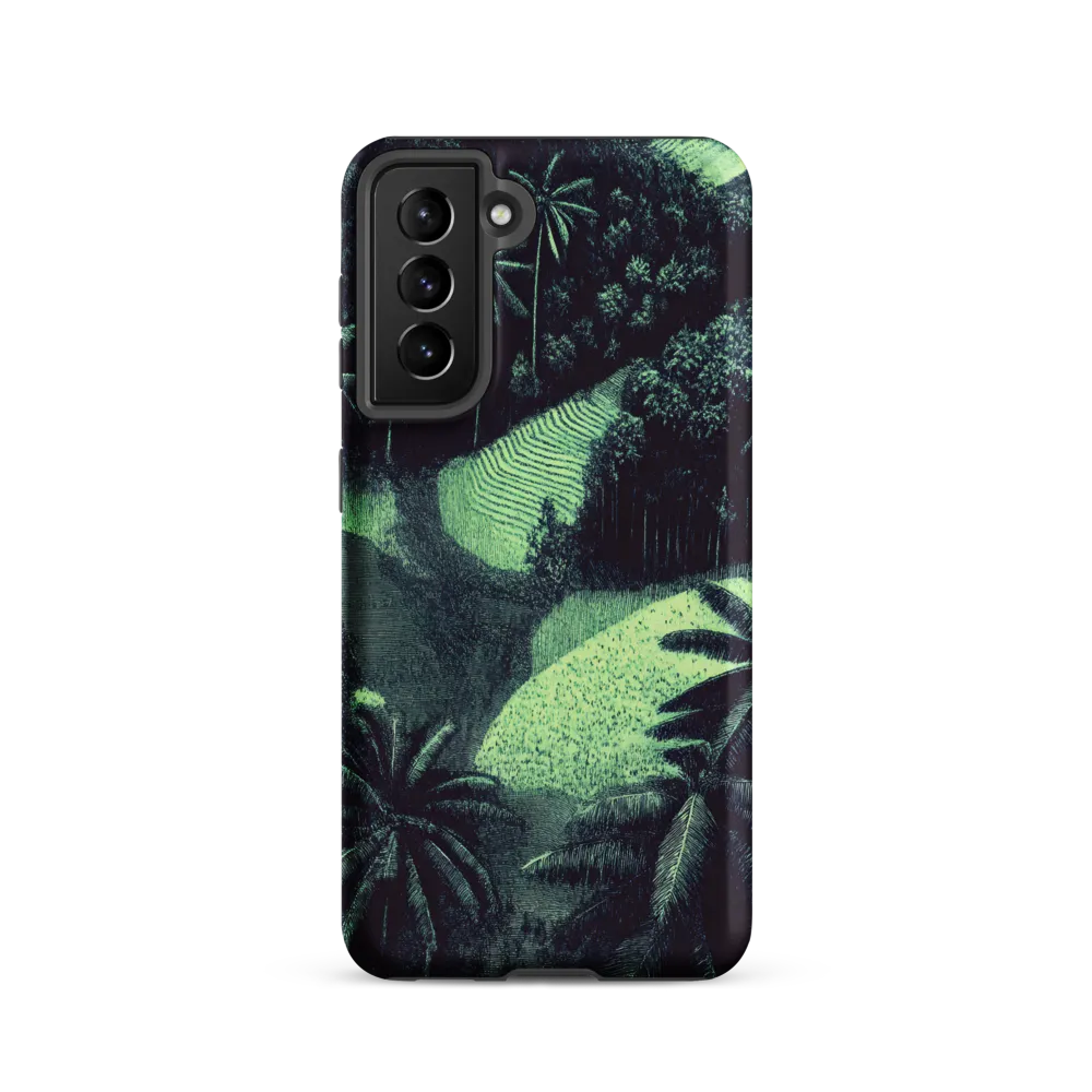 Harmony in Green: A Surreal Landscape