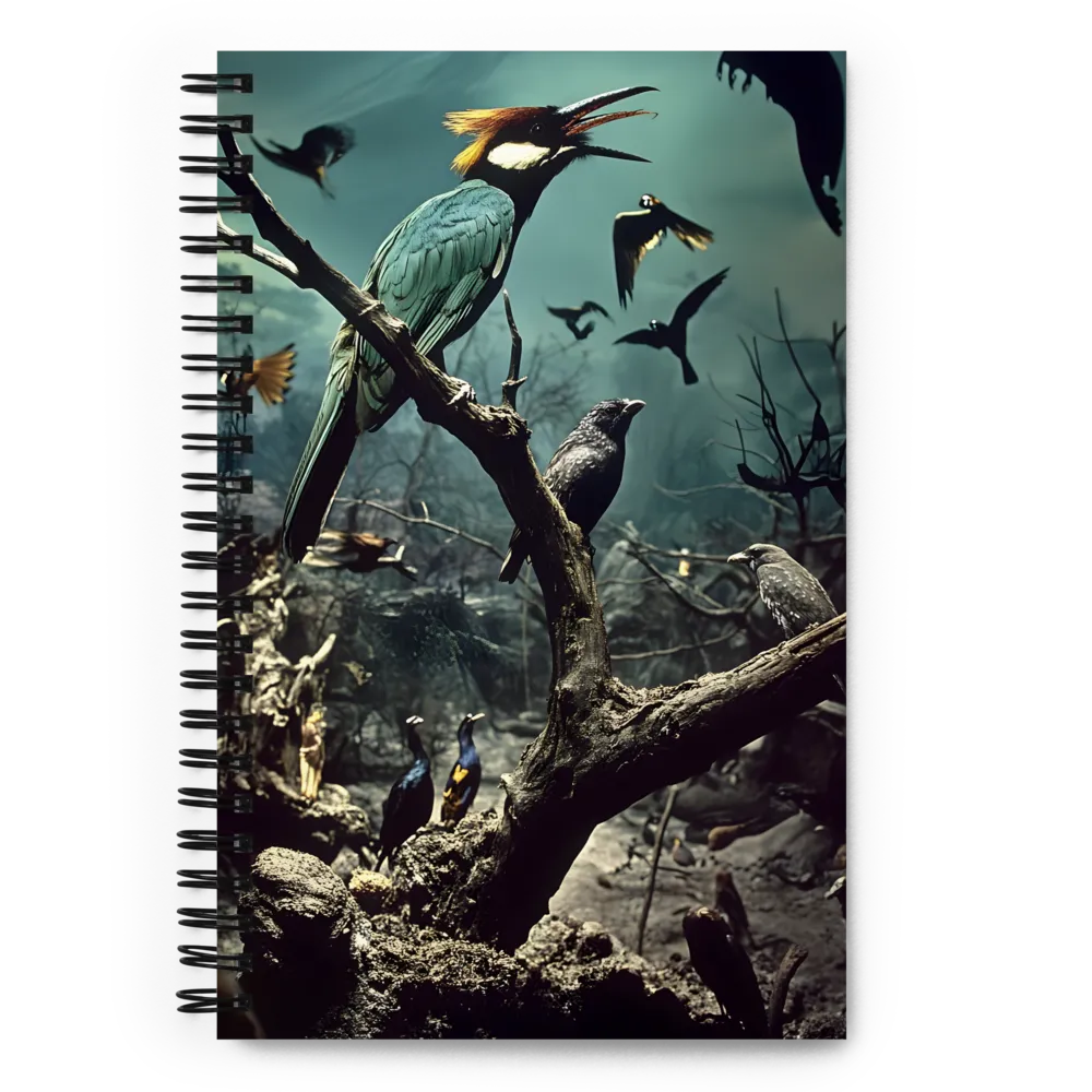 Whispers of the Avian Realm | Spiral Notebook