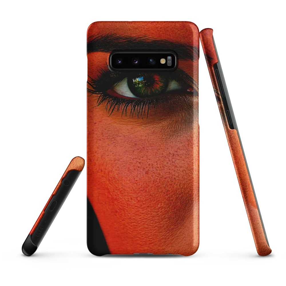 Ember Gaze — Close Study of an Iris