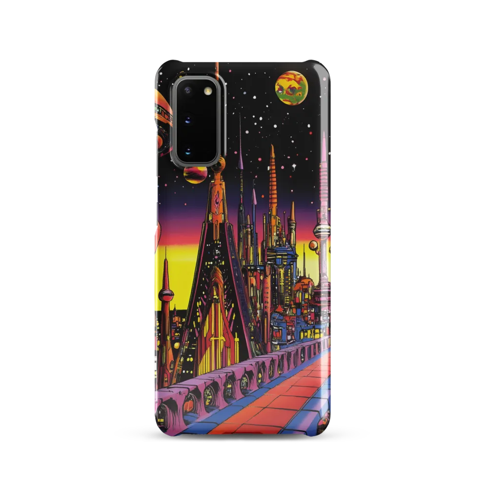 Futuristic Cosmos: A Journey Through Neon Cities