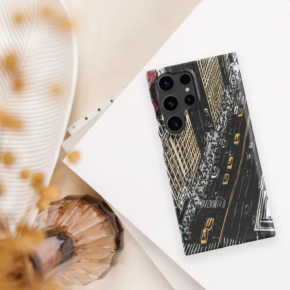 Aerial Symphony: City Pulse | Phone Case |  S23 Ultra | Snap Case | Matte