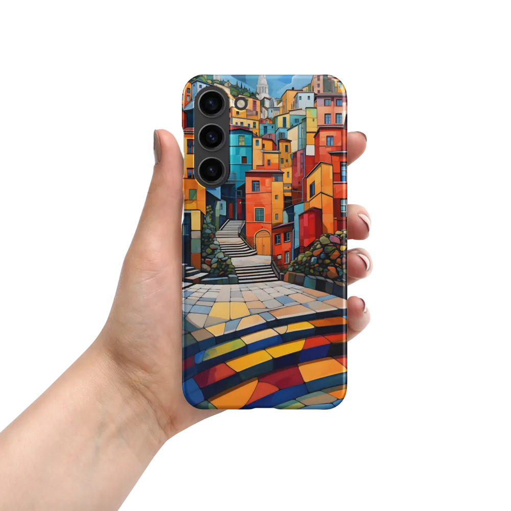 Vibrant Village: A Cubist Journey