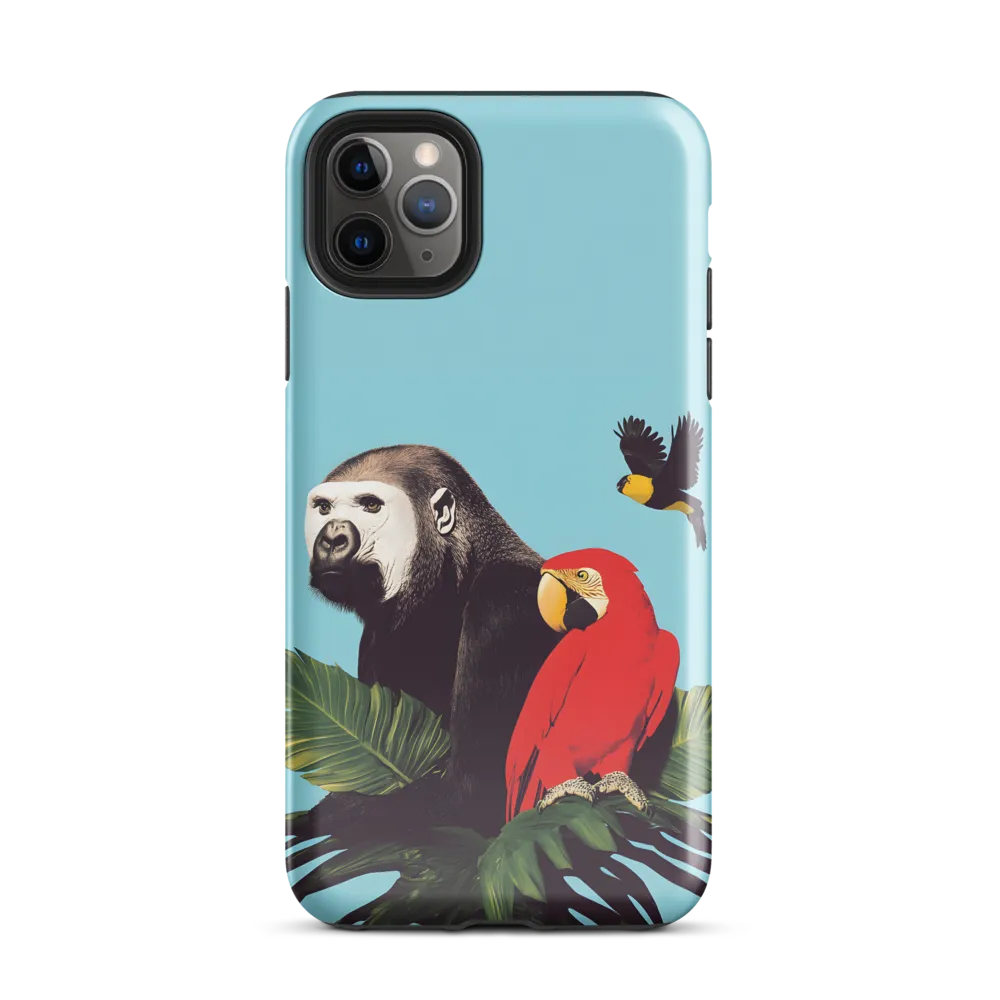 Tropical Harmony: A Celebration of Wildlife | Phone Case |  11 Pro Max | Tough Case | Glossy