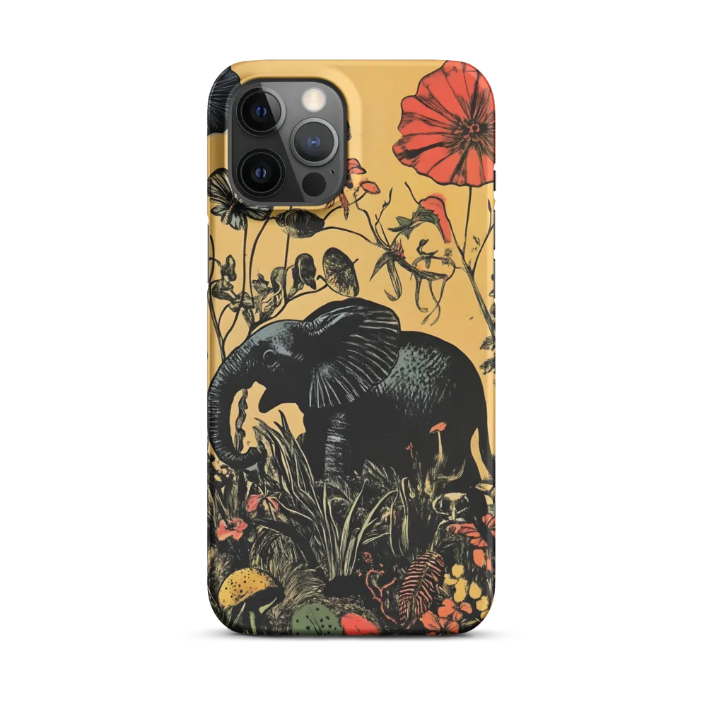 Floral Majesty: The Elephant's Sanctuary