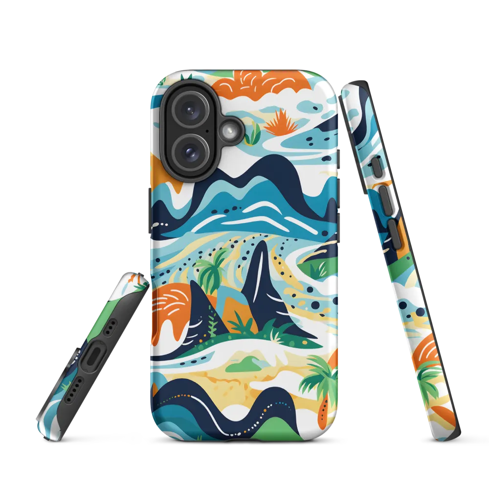 Abstract Tropical Landscape