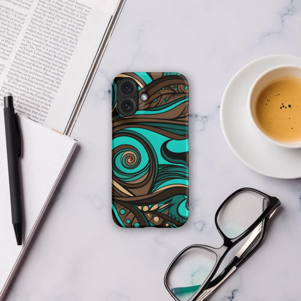 Fluctuating Currents | Phone Case |  16 | Snap Case | Matte