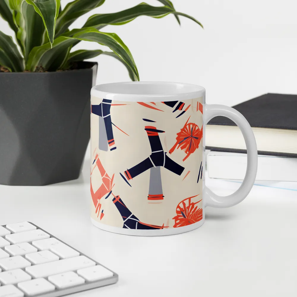 Whimsical Patterns of Nature and Femininity | Mugs | Multiple Sizes & Colors