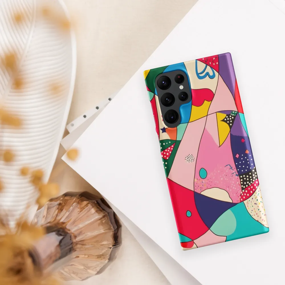 Playful Geometry in Color | Phone Case |  S22 Ultra | Snap Case | Matte