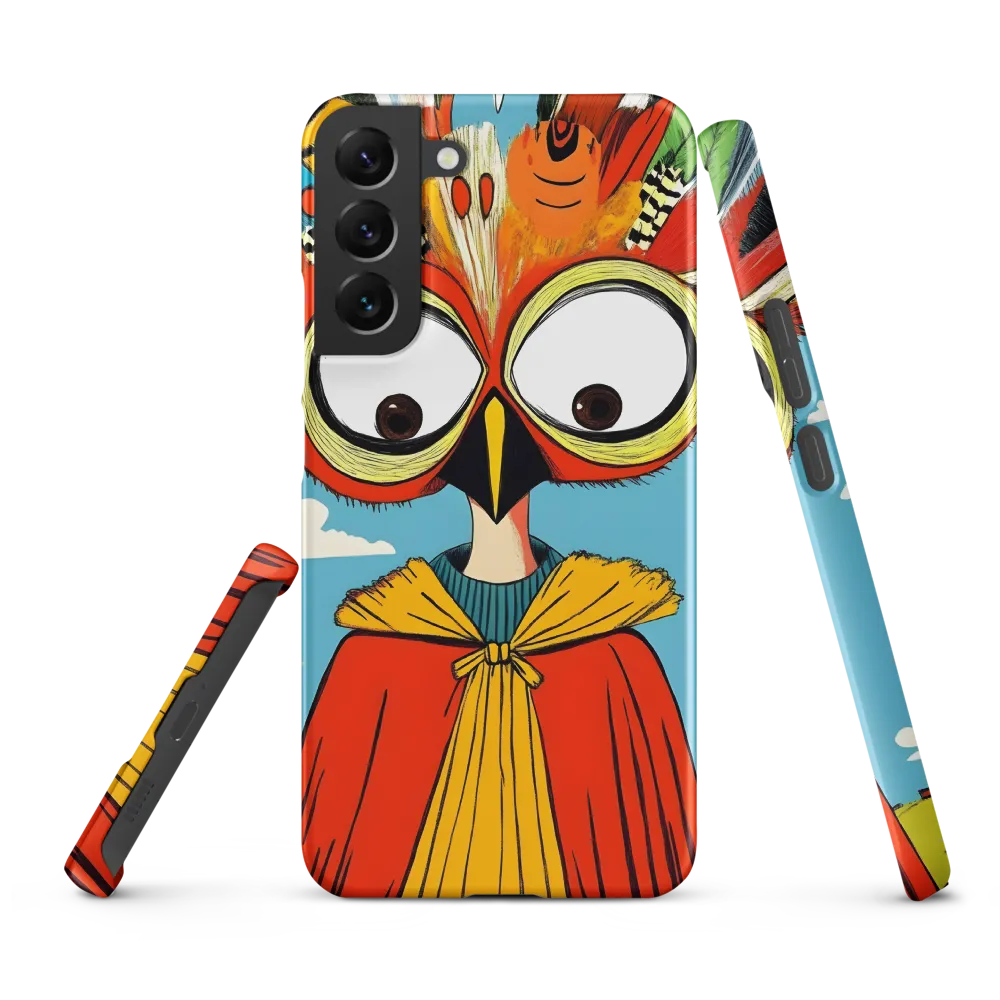 A Whimsical Encounter: The Owl-Human Fusion