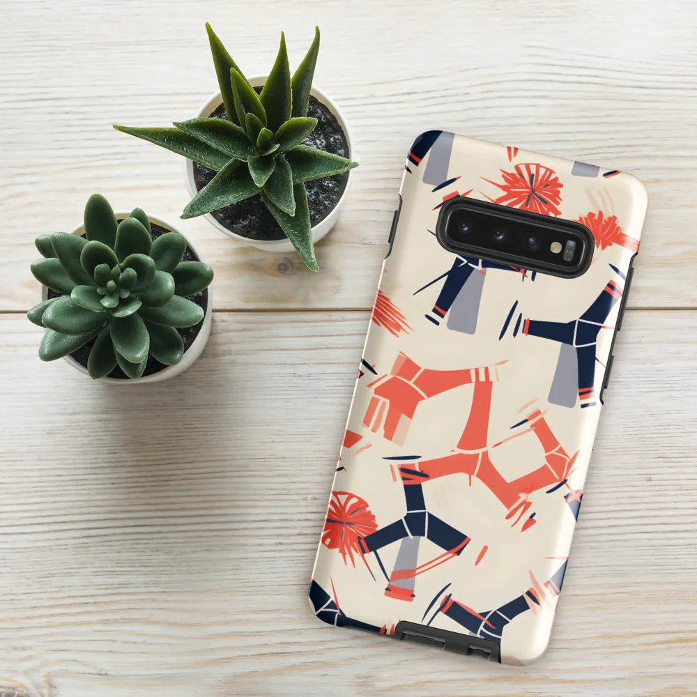 Whimsical Patterns of Nature and Femininity | Phone Case |  S10 Plus | Tough Case | Glossy