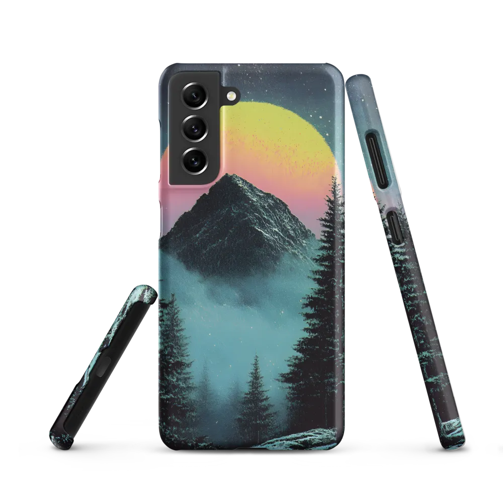 Ethereal Peaks Under Celestial Lights