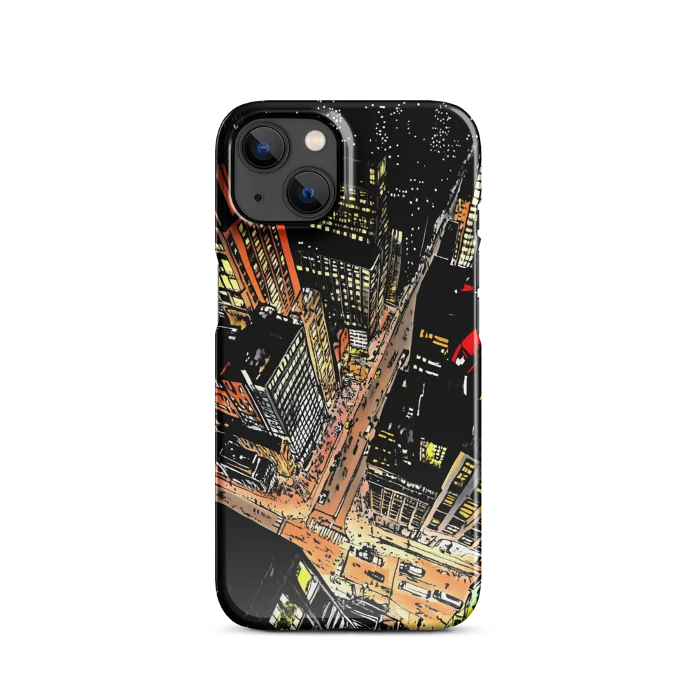 Urban Nightscape: A Bird's-eye View