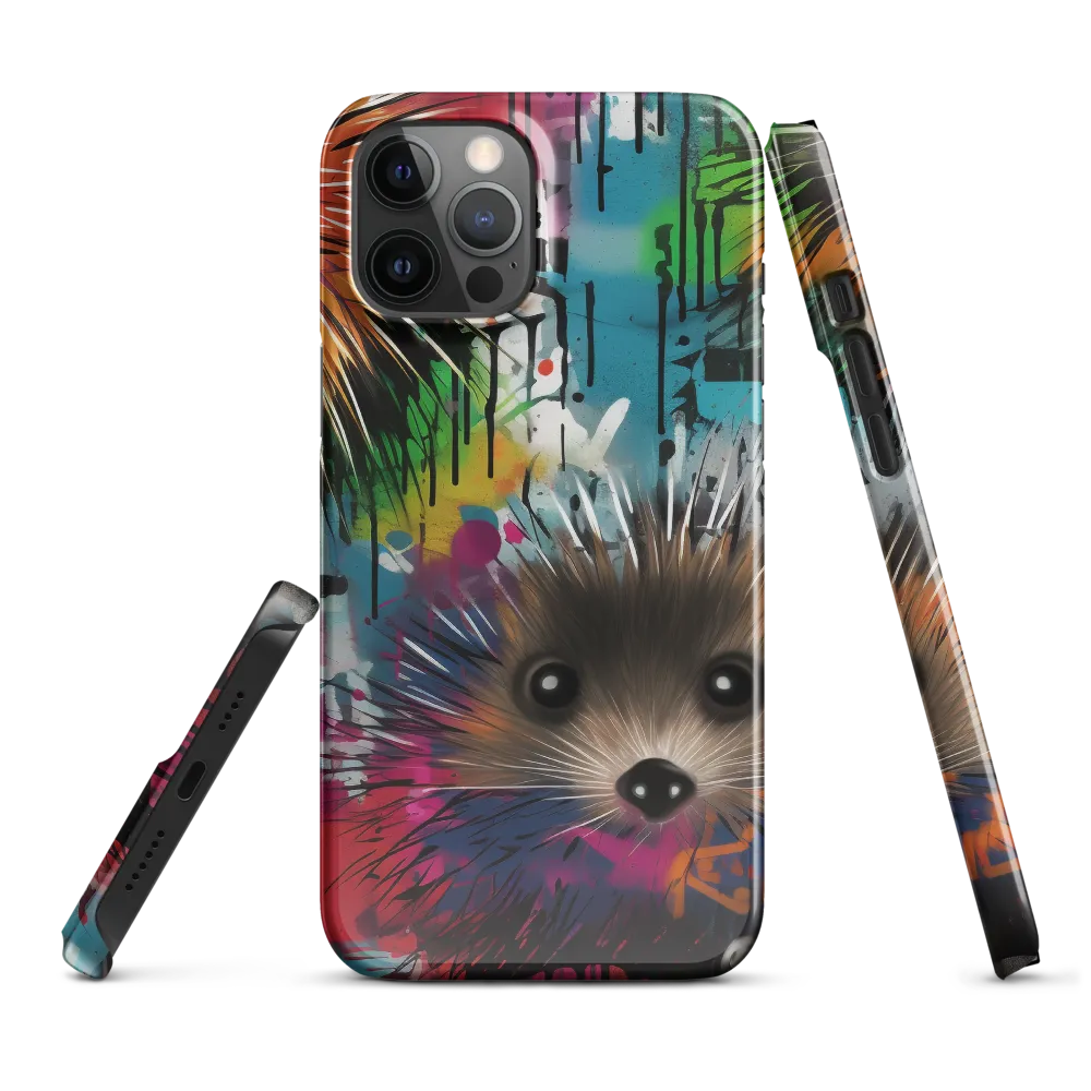 Whimsical Hedgehogs in a Kaleidoscopic Wonderland | Phone Case |  12 Pro Max | Snap Case | Glossy