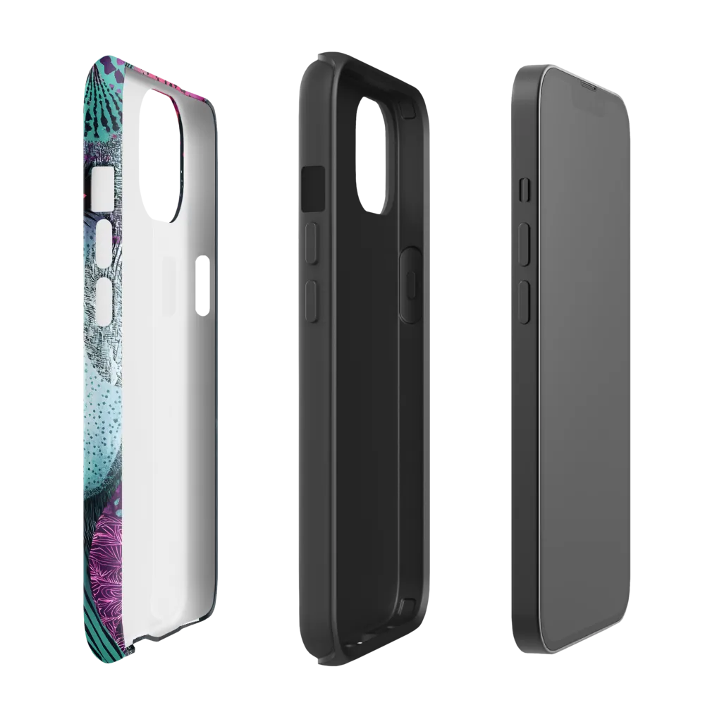 Mystical Beauty in Blue and Pink | Phone Case |  13 | Tough Case | Matte
