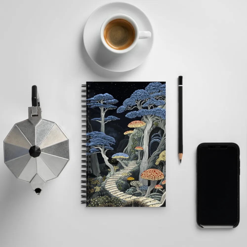 Mushroom Dreamscape | Spiral Notebook