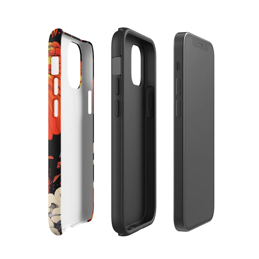 Majesty of the Floral Elephant | Phone Case |  12 mini | Tough Case | Matte