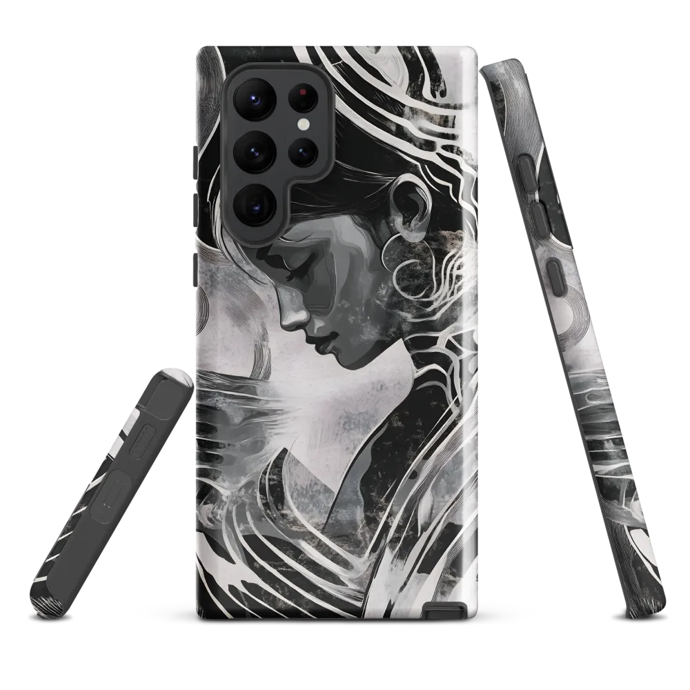 In the Flow of Shadows | Phone Case |  S22 Ultra | Tough Case | Glossy