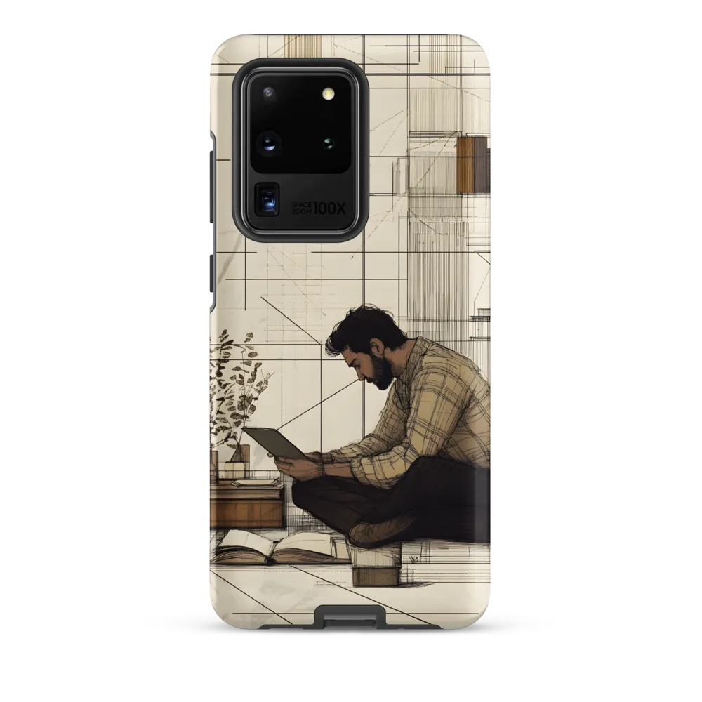 Quiet Reflections in Line | Phone Case |  S20 Ultra | Tough Case | Matte