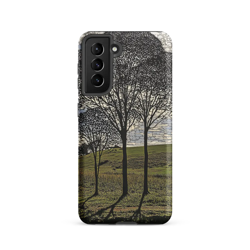 Tranquil Shadows: A Silhouette of Nature