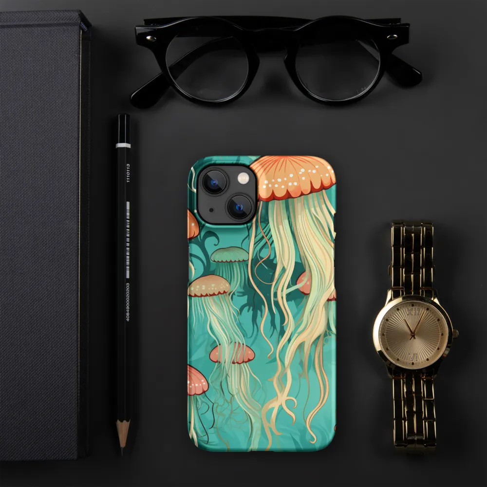 Ethereal Dance of Jellyfish | Phone Case |  13 | Snap Case | Matte