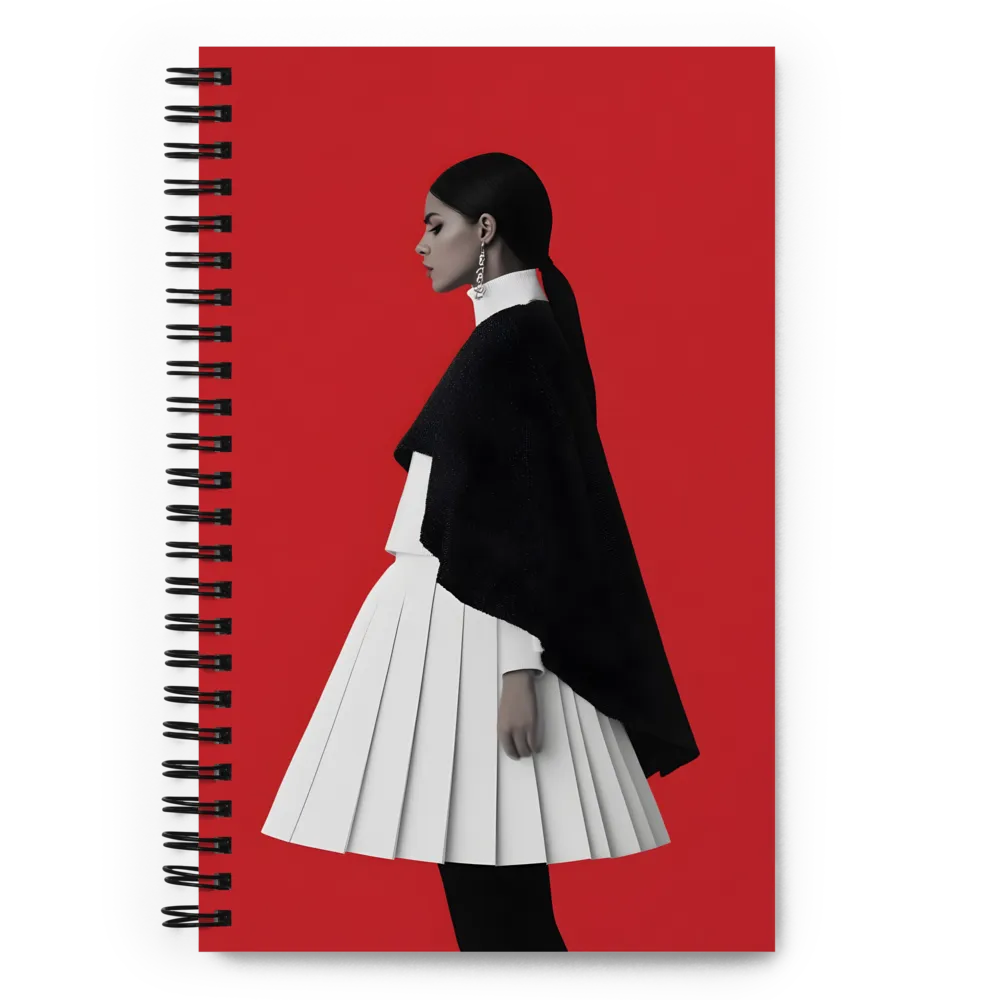 Elegance in Minimalism | Spiral Notebook