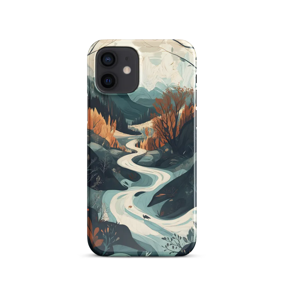 Winding Serenity: A Digital Landscape