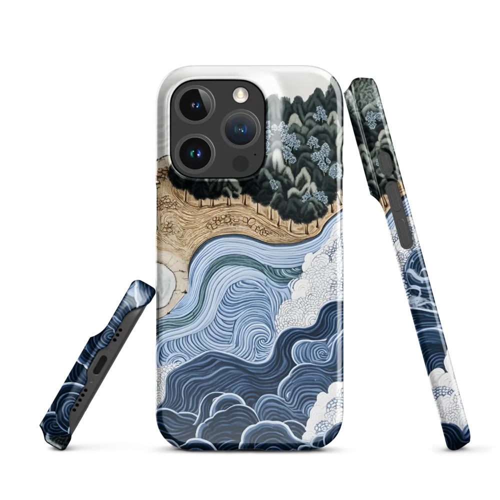 Oceanic Harmony: A Tranquil Landscape | Phone Case |  16 Pro | Snap Case | Glossy