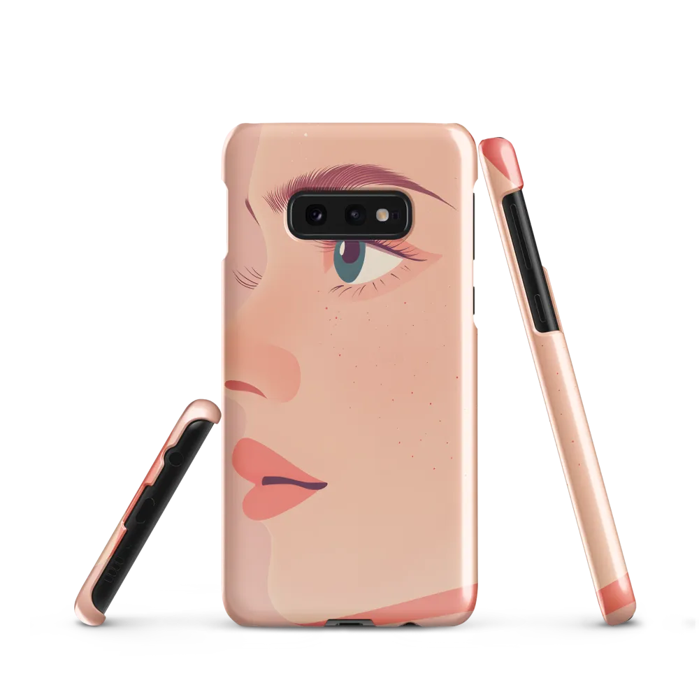Serenity in Profile | Phone Case |  S10e | Snap Case | Glossy