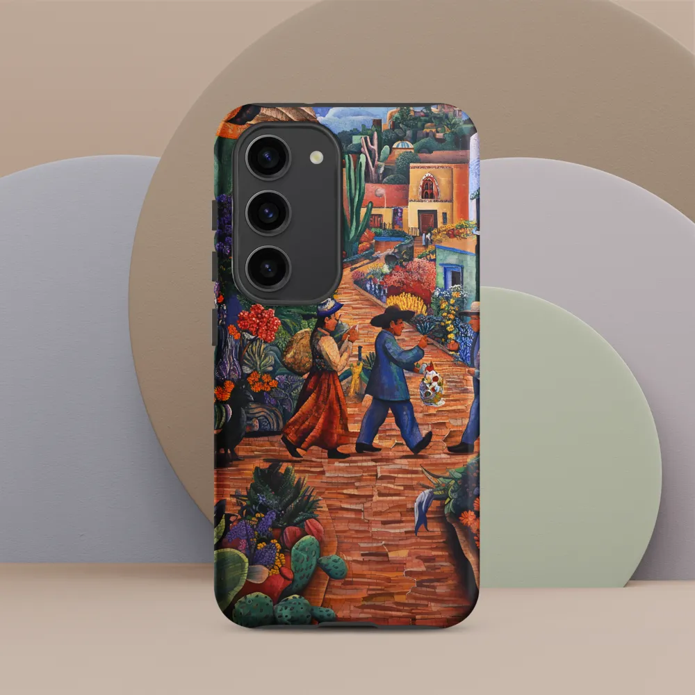 A Mosaic Journey Through Colorful Landscapes