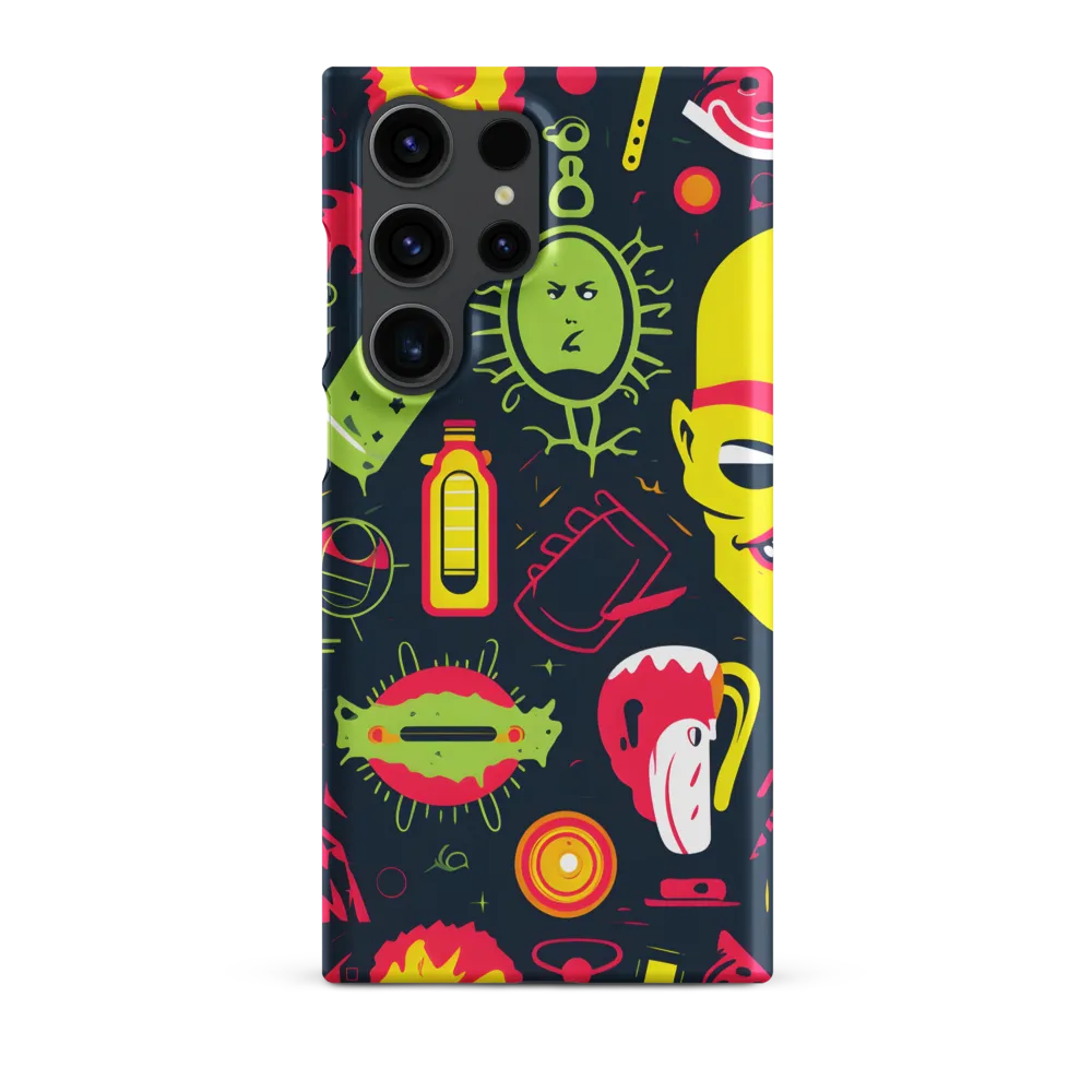 Neon Revelry: A Quirky Exploration of Modern Pop Art
