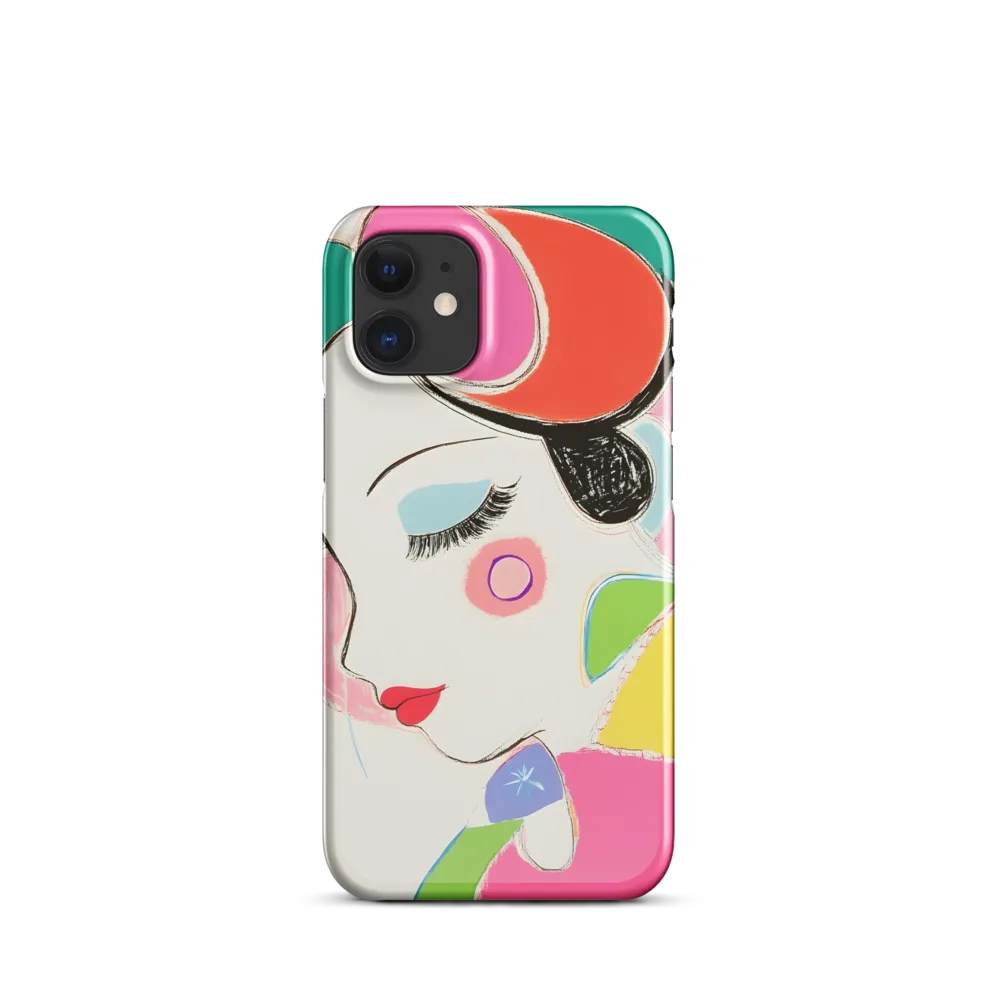 Whimsical Portrait in Colorful Abstraction