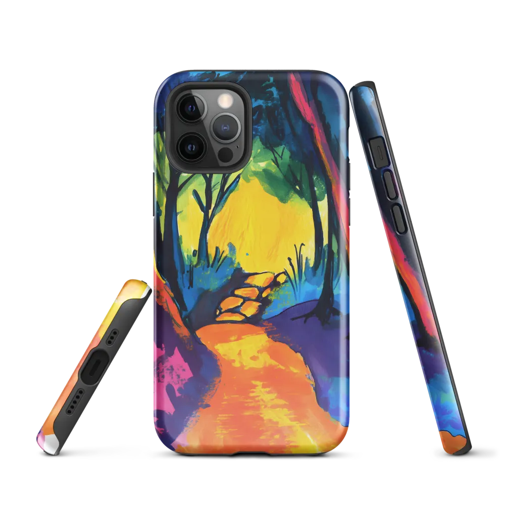 Path Through a Vibrant Forest